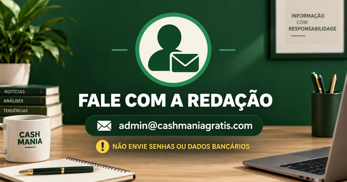 Contato da Redação Cash Mania